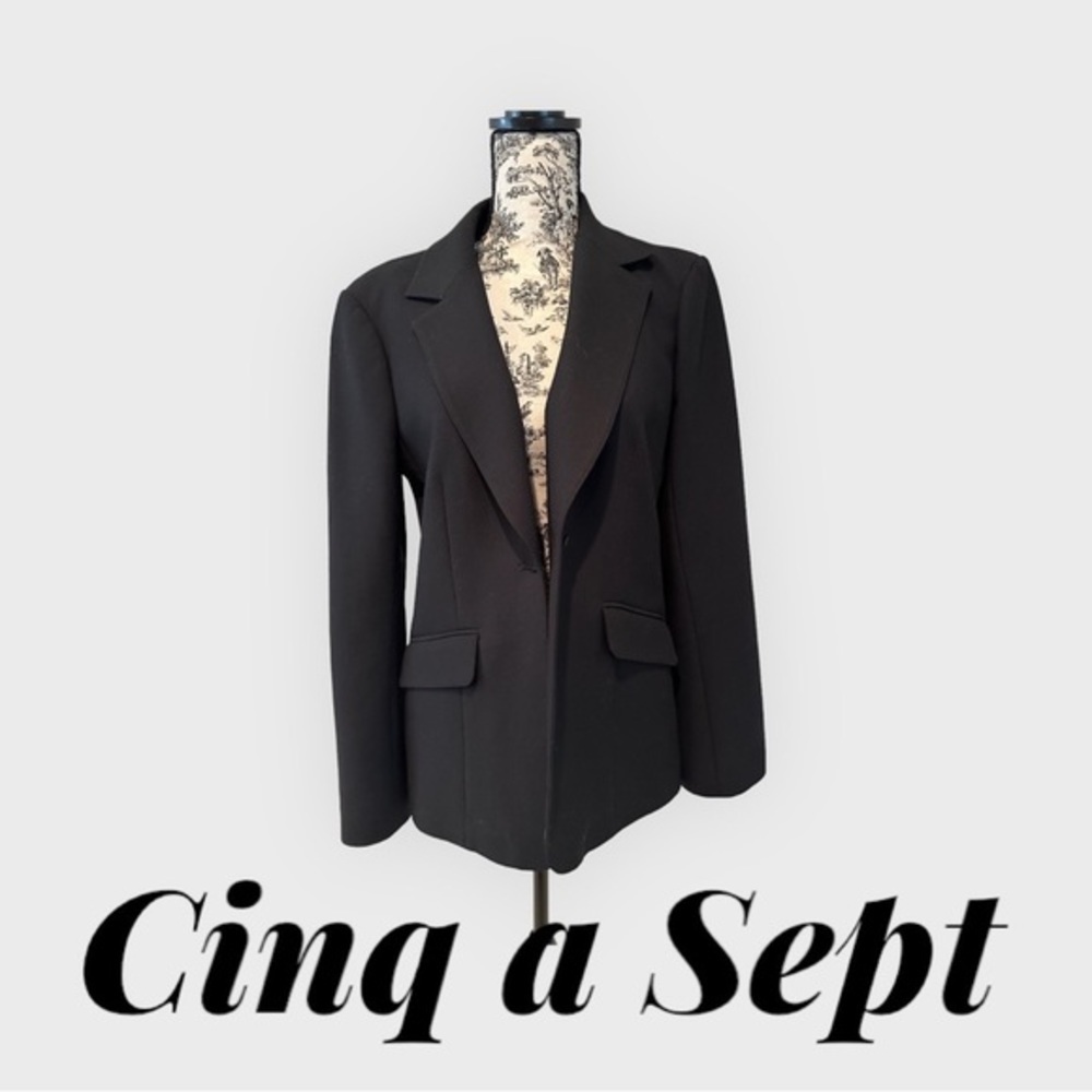 CINQ a Sept black blazer (size 8)